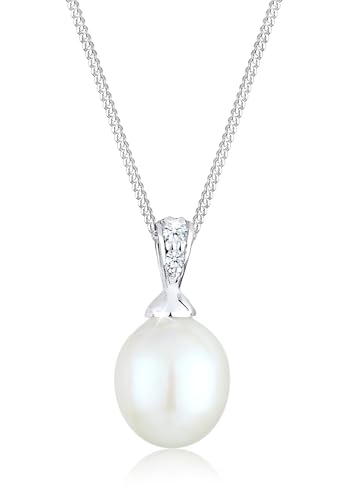 Diamore Damen Halskette 925 Sterling Silber Diamant 45.0 cm weiß 0109142713_45