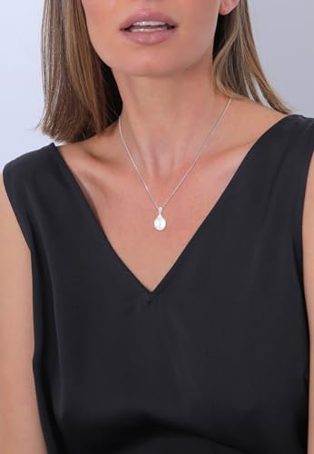 Diamore Damen Halskette 925 Sterling Silber Diamant 45.0 cm weiß 0109142713_45 - 5